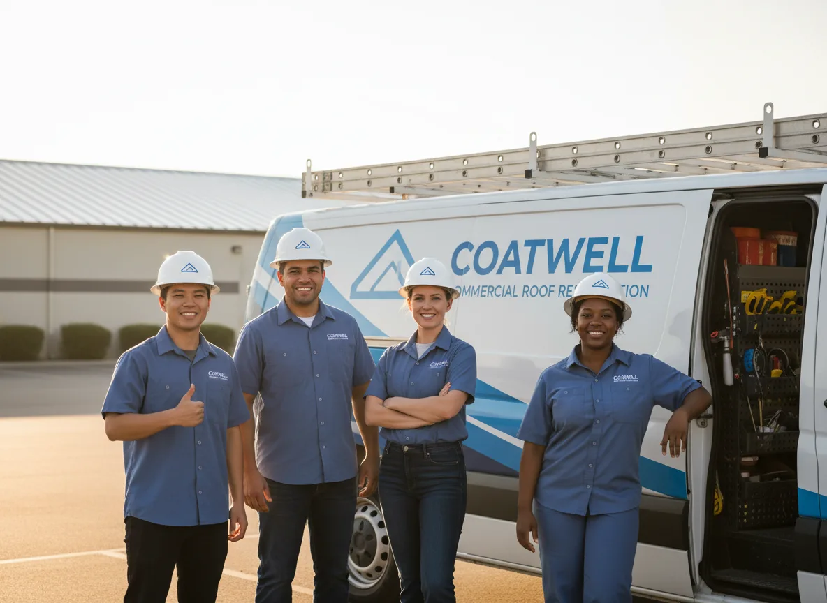 Commercial roof coating company in Stayton, OR